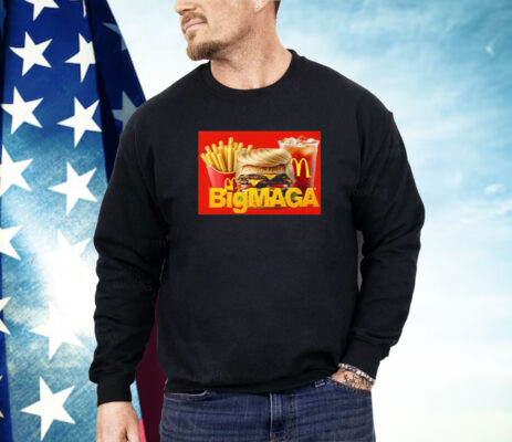 Trump McDonald’s Big Maga Shirt