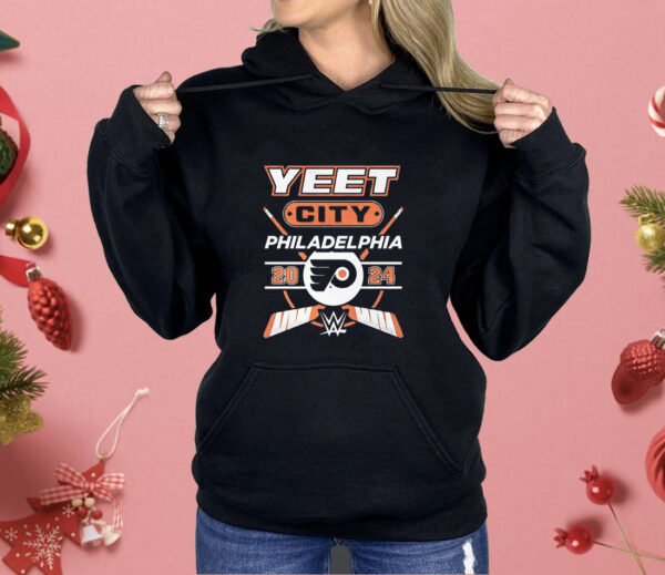 Yeet Philadelphia Flyers 2024 WWE Shirt