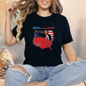 2024 Electoral Map Trump 312 Red 2024 Election Results Map Shirt