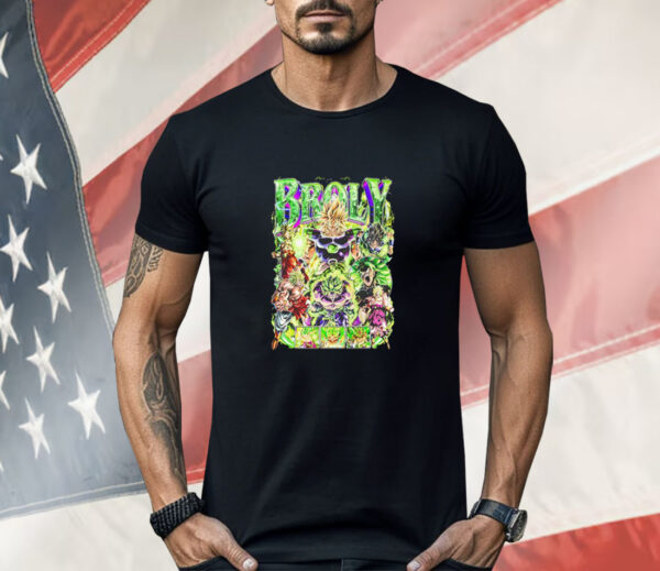 Broly Dragon Ball Anime cartoon graphic Shirt