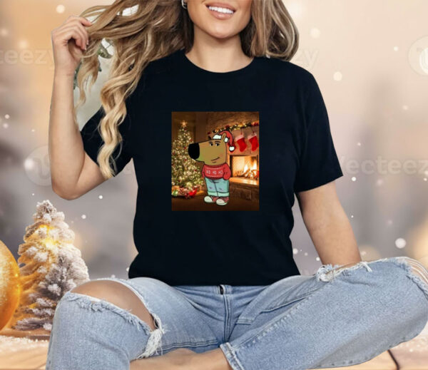 Chill Guy Dog Christmas Shirt