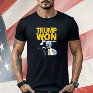 Congratulations Trump President Trump Won 2024 Shirt