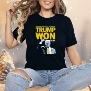 Congratulations Trump President Trump Won 2024 Shirt