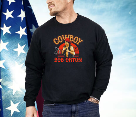 Cowboy Bob Orton Jr signature retro Shirt