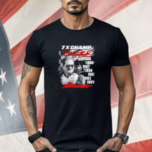 Dale Earnhardt Checkered Flag Sports Seven-Time Champion Intimidator Shirt