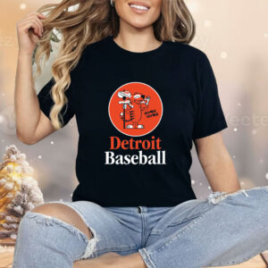 Detroit Baseball Pizza Spear Shirt