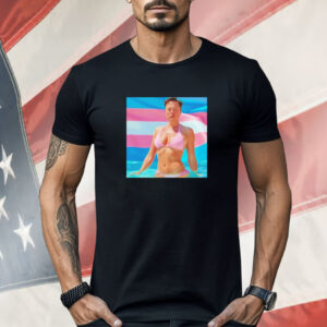 Elon Musk Bikini Pride Flag Shirt