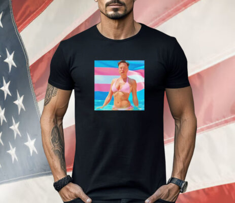 Elon Musk Bikini Pride Flag Shirt