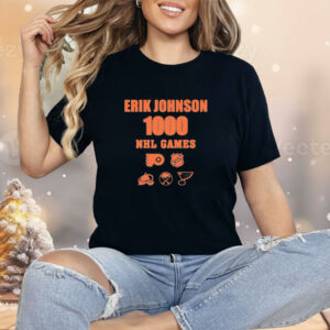 Erik Johnson 1000 NHL games Shirt