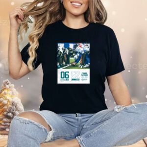 Final Score Week 11 Jacksonville Jaguars Vs Detroit Lions 06 – 52 Shirt