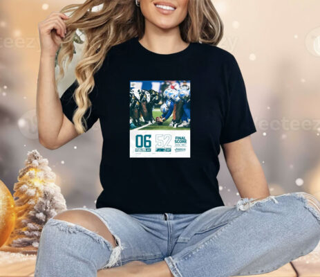 Final Score Week 11 Jacksonville Jaguars Vs Detroit Lions 06 – 52 Shirt