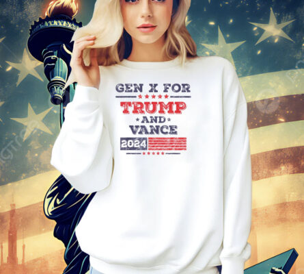 Gen X For Trump and Vance 2024  T-Shirt