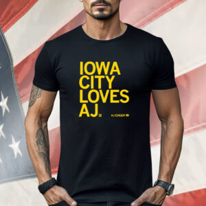 Iowa City Loves AJ Ediger Shirt