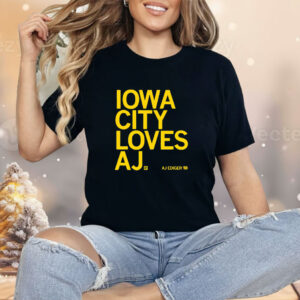 Iowa City Loves AJ Ediger Shirt