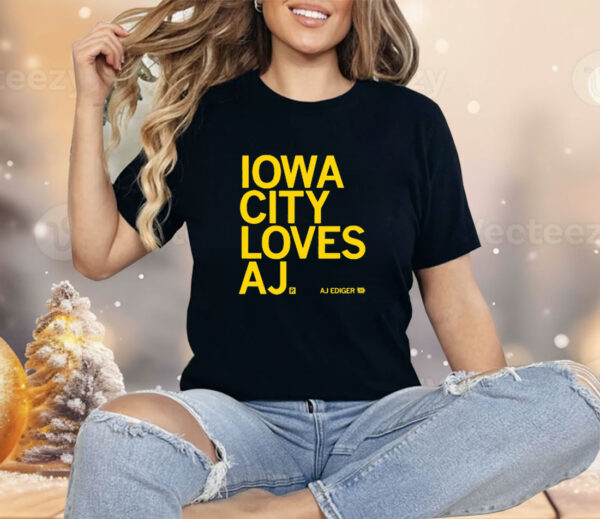 Iowa City Loves AJ Ediger Shirt