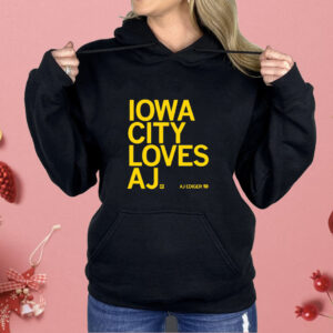 Iowa City Loves AJ Ediger Shirt