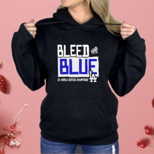 Los Angeles Dodgers Bleed Blue 8X World Series Champions 2024 Shirt