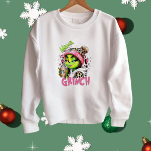 Mama Grinch drink coffee Starbucks Christmas Shirt