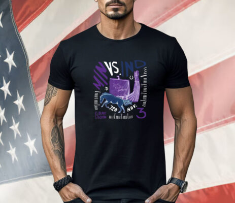 Minnesota Vikings Vs Indianapolis Colts Nov 3 2024 US Bank Stadium Matchup Shirt