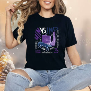 Minnesota Vikings Vs Indianapolis Colts Nov 3 2024 US Bank Stadium Matchup Shirt