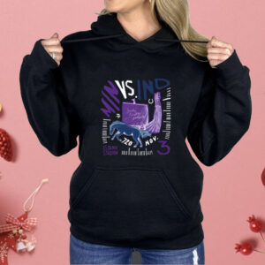 Minnesota Vikings Vs Indianapolis Colts Nov 3 2024 US Bank Stadium Matchup Shirt