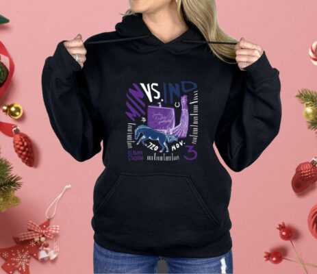 Minnesota Vikings Vs Indianapolis Colts Nov 3 2024 US Bank Stadium Matchup Shirt