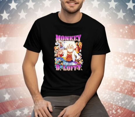 Monkey D. Luffy II One Piece cartoon graphic Shirt