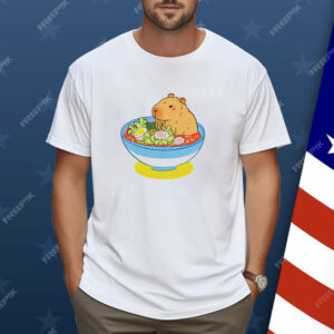 Noodlebara capybara in a bowl of ramen Shirt