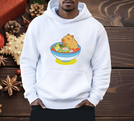 Noodlebara capybara in a bowl of ramen Shirt