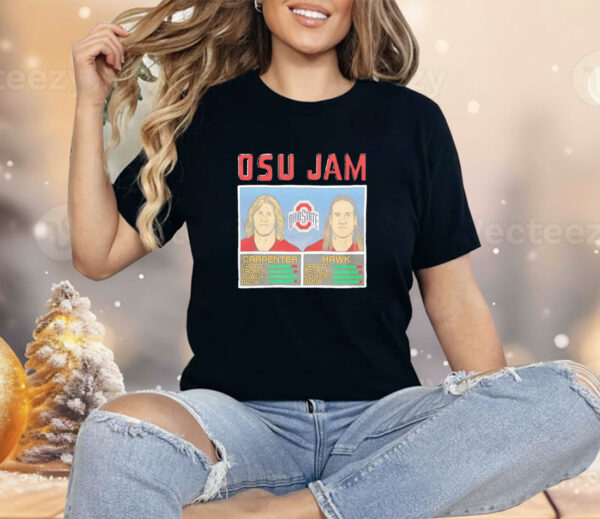 Ohio State Buckeyes OSU Jam Carpenter and Hawk Shirt