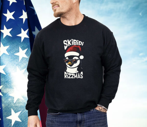 Skibidi Rizzmas Gen Alpha Slang Christmas Penguin Shirt