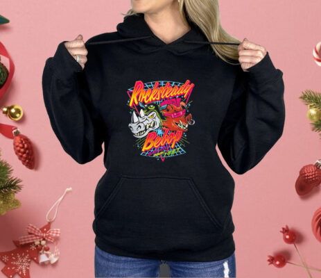 Teenage Mutant Ninja Turtles Rocksteady and Bebop Badass since 1987 R n B Shirt