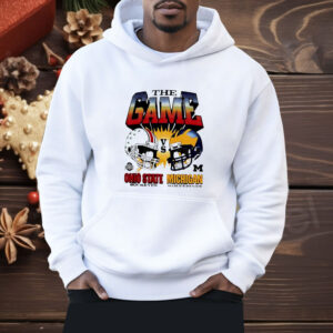 The Game Ohio State Buckeyes vs Michigan Wolverines helmet vintage Shirt