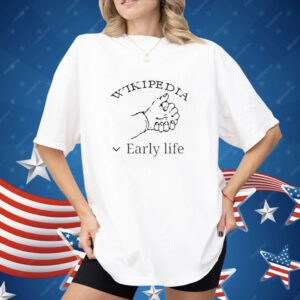 Wikipedia early life Shirt