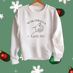 Wikipedia early life Shirt