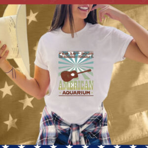 American Aquarium Pensacola FL Febuary 18 2025 Tour Guitar T-Shirt