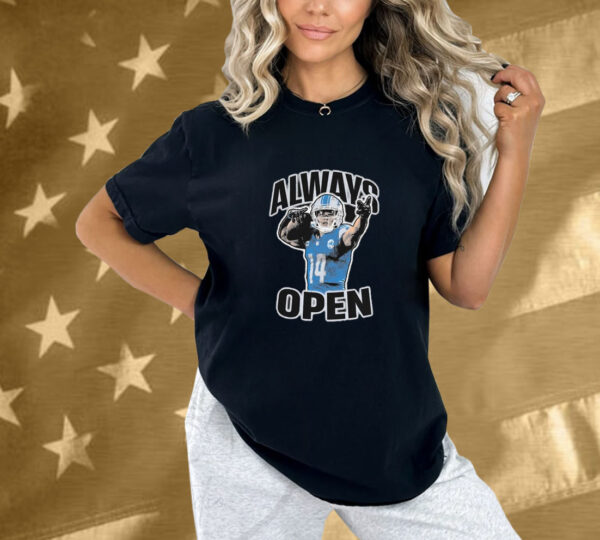 Amon-Ra St. Brown Always Open Detroit Lions Shirt