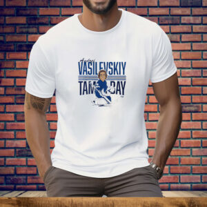 Andrei Vasilevskiy Center Ice Caricature Tee Shirt