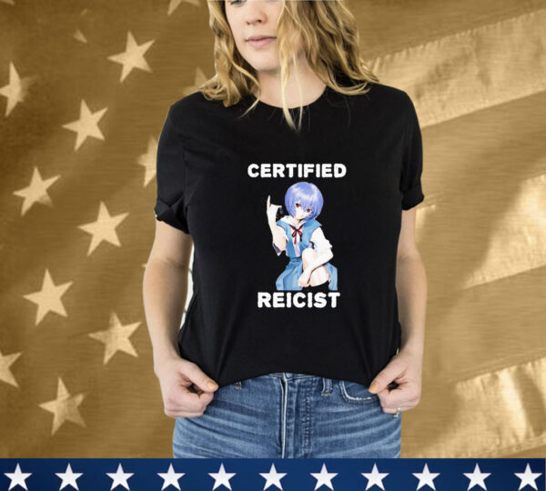 Ayanami Rei Gun Certified Reicist T-Shirt