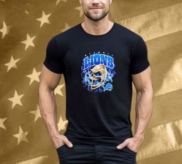 Detroit Lions x Sana Skull Football T-Shirt