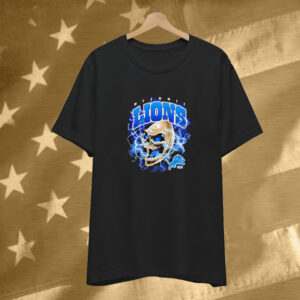 Detroit Lions x Sana Skull Football T-Shirt