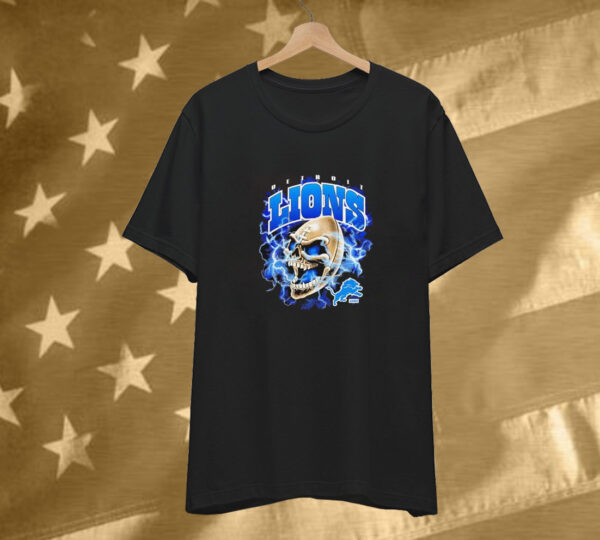 Detroit Lions x Sana Skull Football T-Shirt