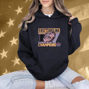 ECU Pirates 2024 Go Bowling Military Bowl Champions T-Shirt