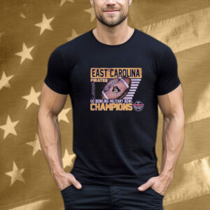 ECU Pirates 2024 Go Bowling Military Bowl Champions T-Shirt