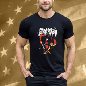 Marvel Spider-Man Flames T-Shirt