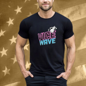 Miami Heat Iconic Hometown Vice Wave T-Shirt