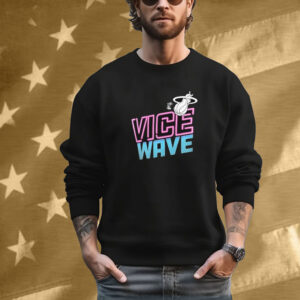 Miami Heat Iconic Hometown Vice Wave T-Shirt