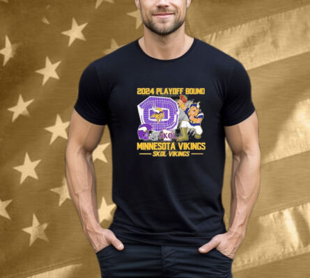 Minnesota Vikings 2024 Playoff Bound Skol Vikings T-Shirt