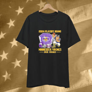 Minnesota Vikings 2024 Playoff Bound Skol Vikings T-Shirt