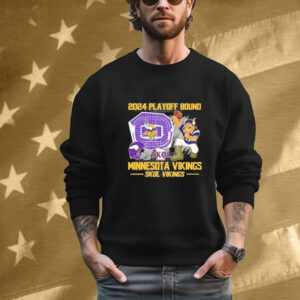 Minnesota Vikings 2024 Playoff Bound Skol Vikings T-Shirt